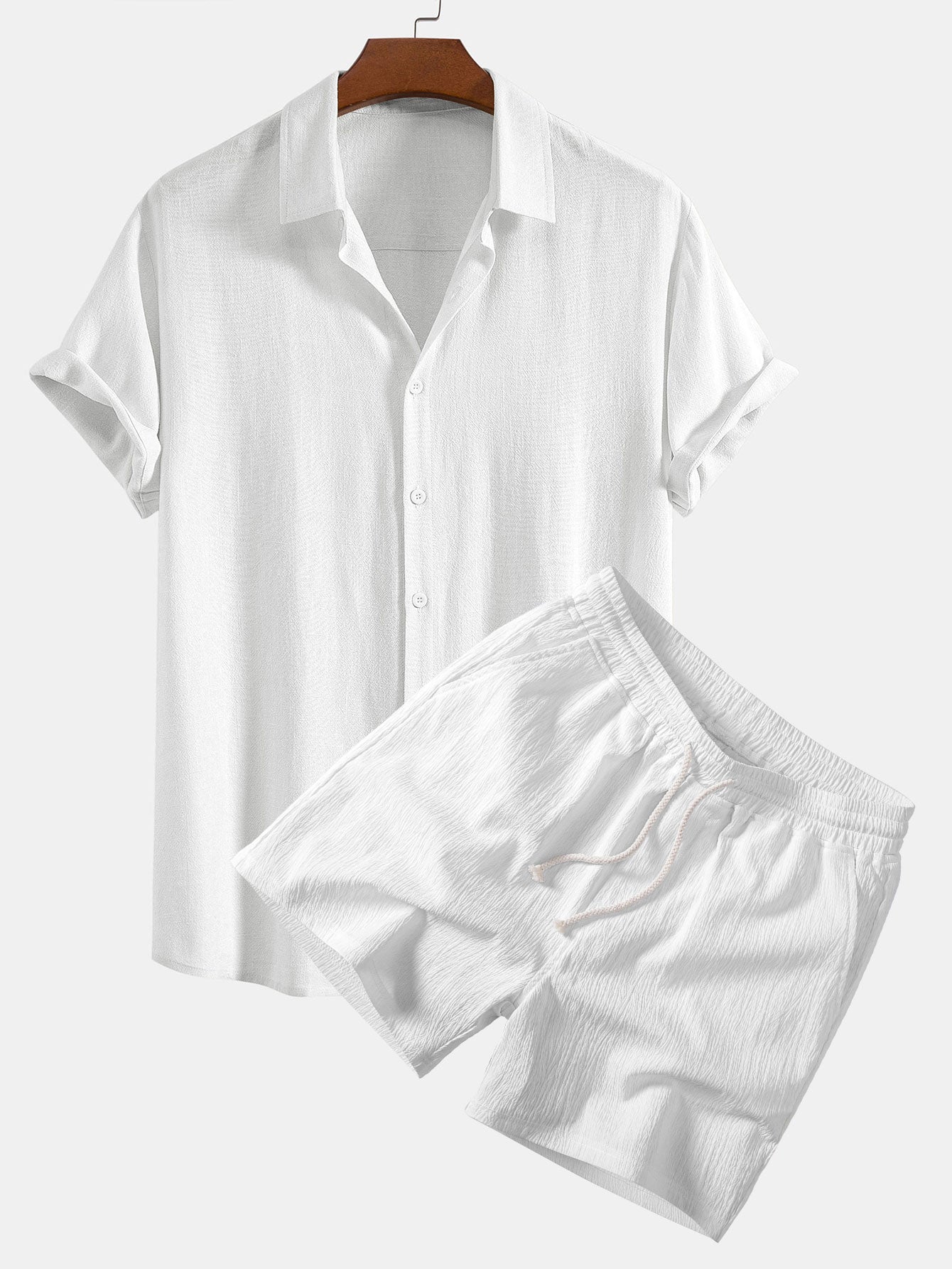 Ensemble ATALEYA Miami, chemise et short vue de face